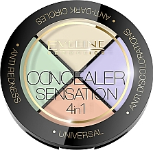 Düfte, Parfümerie und Kosmetik 4in1 Concealer-Palette - Eveline Cosmetics Concealer Sensation 4in1