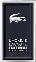 Lacoste L'Homme Lacoste Intense - Eau de Toilette — Bild N3