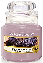 Düfte, Parfümerie und Kosmetik Duftkerze im Glas Dried Lavender & Oak - Yankee Candle Dried Lavender & Oak Jar