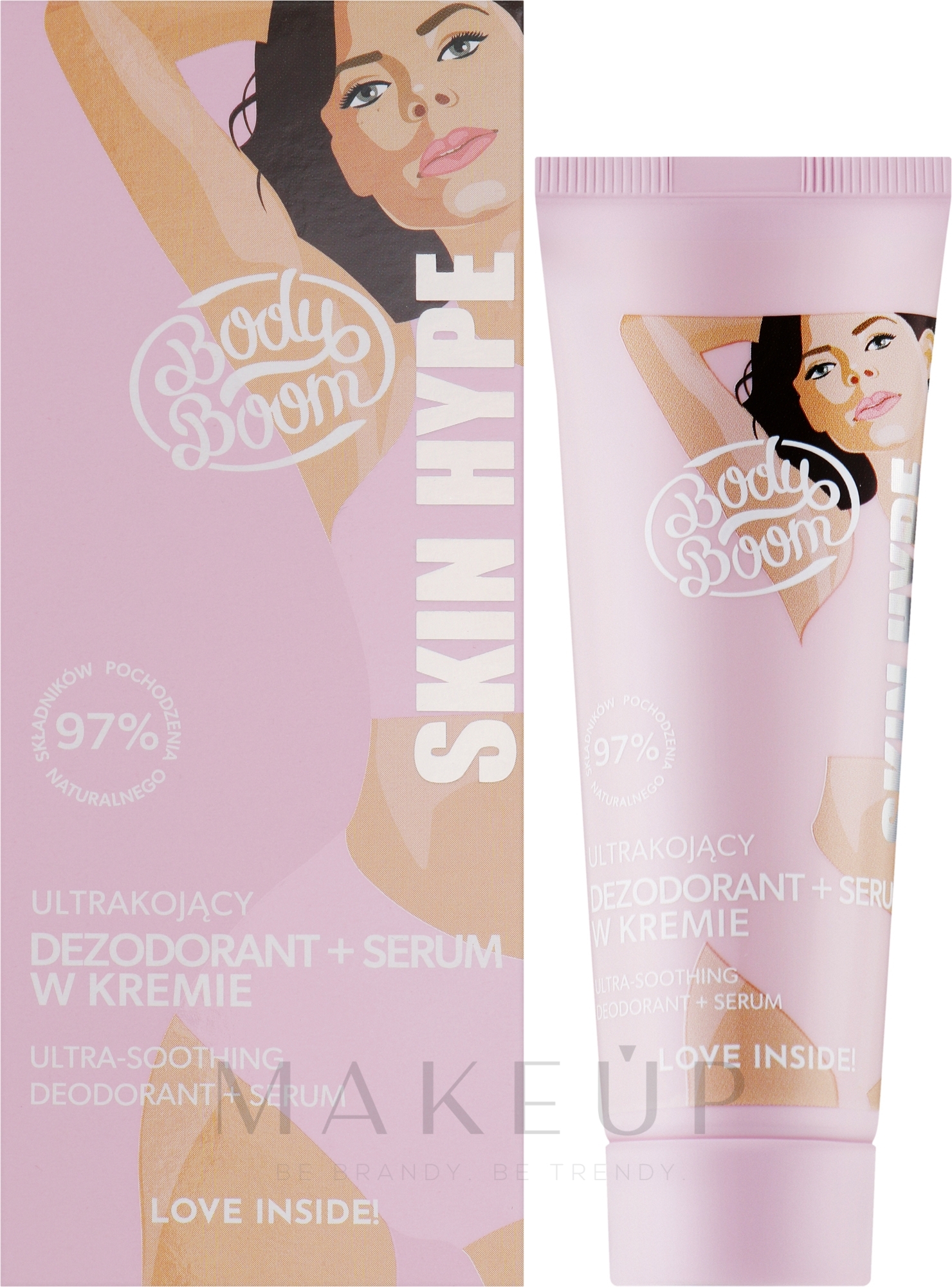 Beruhigendes Deo-Serum - BodyBoom Skin Hype Ultra-Soothing Deodorant + Serum — Bild 50 ml