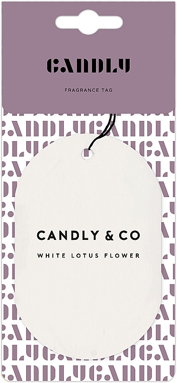 Auto-Lufterfrischer - Candly&Co No.8 White Lotos Flower Fragrance Tag — Bild N1