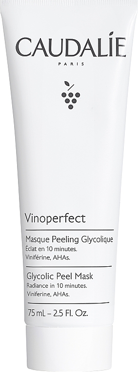 Maske-Peeling für das Gesicht mit Glykolsäure - Caudalie Vinoperfect Glycolic Peel Mask — Bild N1