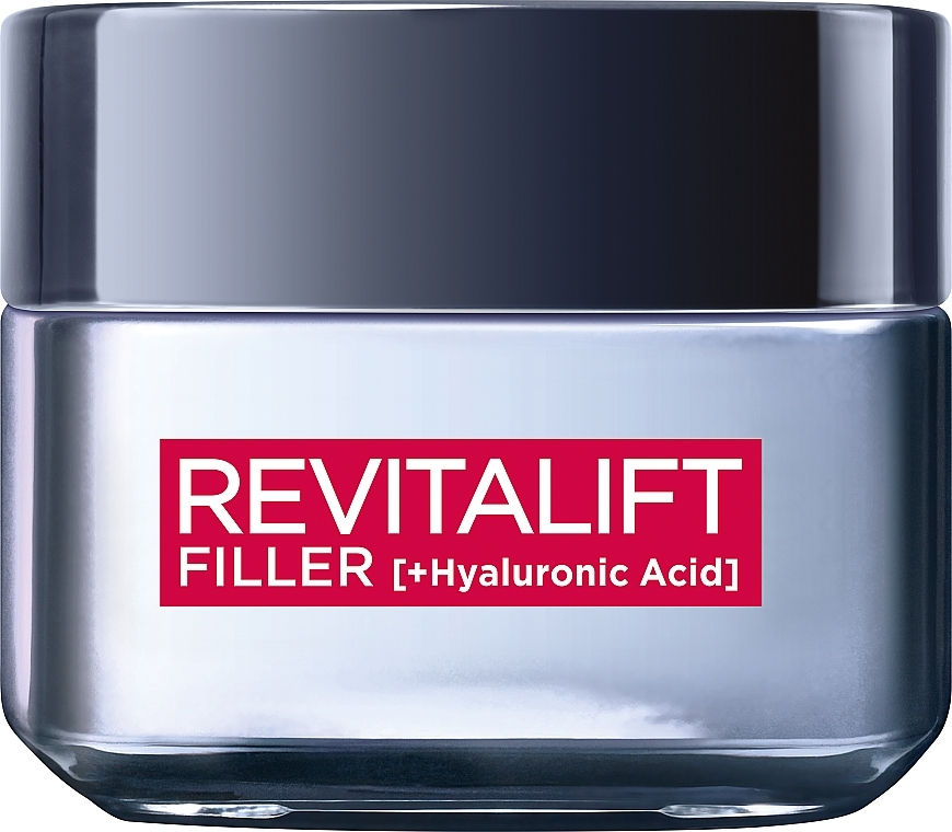 Anti-Aging Tagescreme mit Faltenauffüll-Effekt - L'Oreal Paris Revitalift Filler Hyaluronic Acid Day Cream — Bild N1