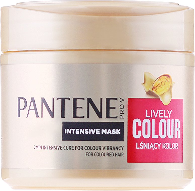 Intensive Haarmaske Farbschutz und Glanz - Pantene Pro-V Lively Colour — Bild N3
