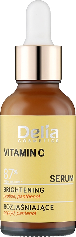 Aufhellendes Serum für Gesicht, Hals und Dekolleté mit Vitamin C - Delia Vitamin C Serum — Bild N1