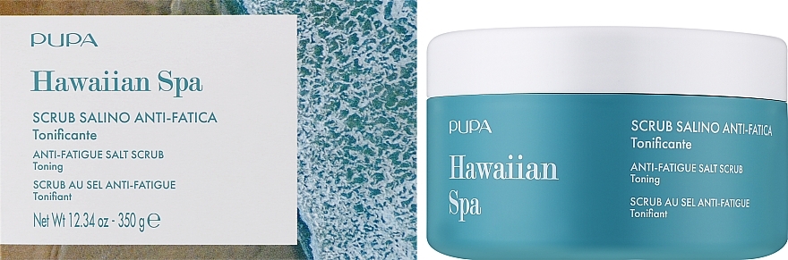 Körperpeeling gegen Müdigkeit - Pupa Hawaiian Spa Anti-Fatigue Salt Scrub Toning — Bild N2