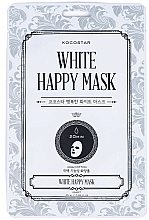 Düfte, Parfümerie und Kosmetik Sanfte revitalisierende Tuchmaske für das Gesicht - Kocostar White Happy Mask