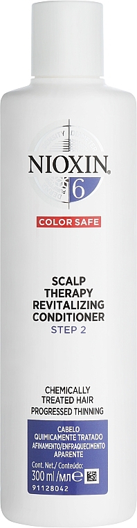 Glättender Conditioner für chemisch behandeltes Haar mit sichtbar abnehmender Haardichte - Nioxin Thinning Hair System 6 Scalp Revitaliser Conditioner — Bild N1