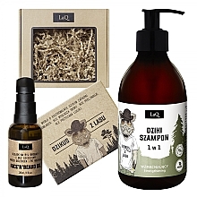 Körperpflegeset - LaQ Boar Gift Set For Men (Shampoo 300ml + Öl 30ml + Seife 85g) — Bild N2