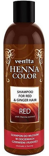 Shampoo mit Henna-Extrakt für Haare in Rottönen - Venita Henna Color Red Shampoo — Bild N1
