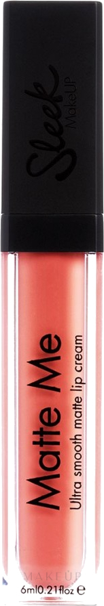 Mattierender Lippenstift - Sleek MakeUP Matte Me Lip Cream — Bild Apricot Blooms