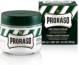 Pre Shave Creme mit Menthol und Eukalyptus - Proraso Green Pre Shaving Cream — Bild N5