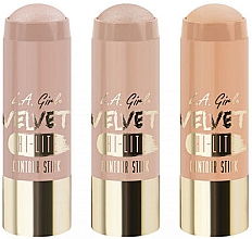 Gesichts-Highlighter - L.A. Girl Velvet Contour Sticks Hi-Lite — Bild N1