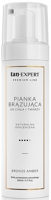 Bronzierender Schaum - TanExpert Premium Line Bronze Amber Self-Tanning Foam  — Bild N1