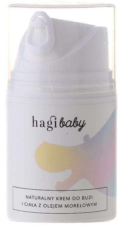 Natürliche Gesichts- und Körpercreme mit Aprikosenöl für Kinder - Hagi Baby Cream — Bild N3