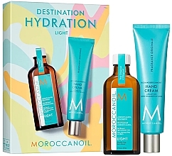 Set - MoroccanOil Destination Hydration Light Hair & Body Set (h/oil/100ml + h/cr/100ml) — Bild N1