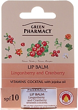 Lippenbalsam "Preiselbeere und Moosbeere" - Green Pharmacy Lip Balm With Lingonberry And Cranberry — Bild N2