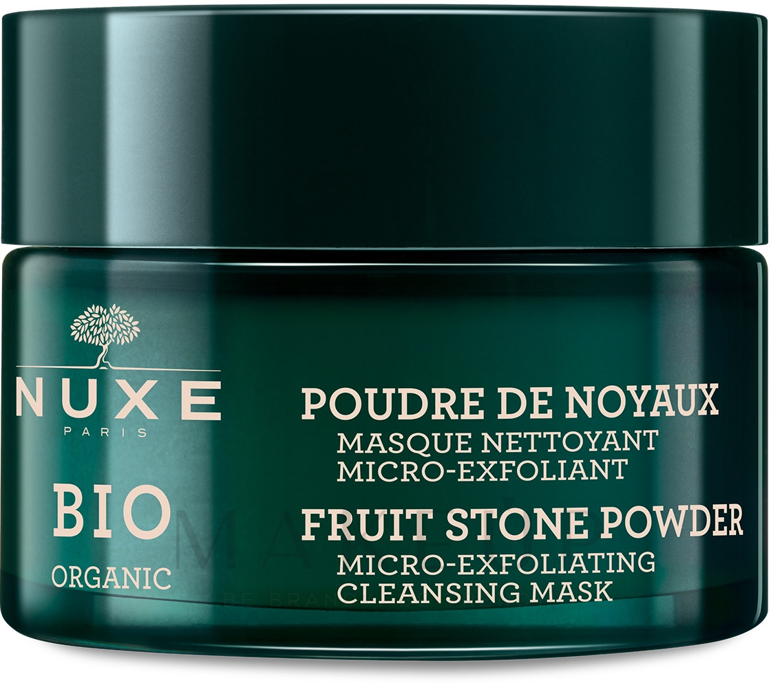 Gesichtspeeling-Maske mit Aprikosenkernpulver und Salicylsäure für alle Hauttypen - Nuxe Bio Organic Micro-Exfoliating Cleansing Mask — Bild 50 ml