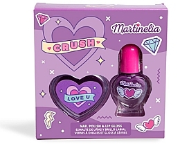 Düfte, Parfümerie und Kosmetik Körperpflegeset - Martinelia Crush Nail Polish & Lip Gloss Duo Pack (Nagellack 3ml + Lipgloss 2.5g)