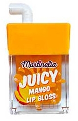 Lipgloss mit Mango Juicy - Martinelia Lip Gloss — Bild 8 ml