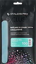 Düfte, Parfümerie und Kosmetik Ersatzfeilenblätter Exclusive DFEX-22-100 gerade 50 St. - Staleks Pro Exclusive (50 St.)
