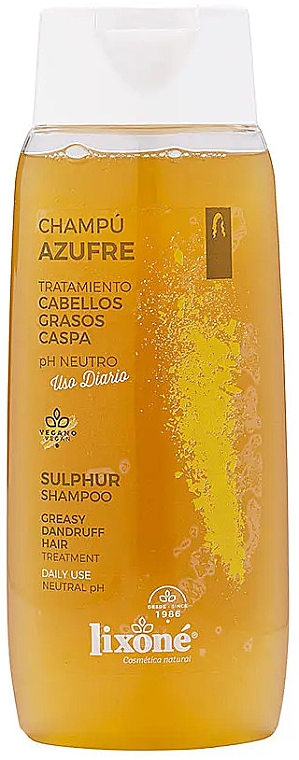 Shampoo gegen Schuppen und fettiges Haar - Lixone Sulfur Anti-Dandruff Shampoo Oily Hair — Bild N1