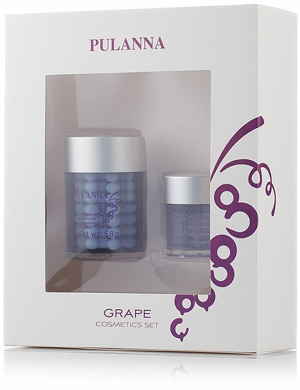 Gesichtspflegeset - Pulanna Grape (Augenkonturcreme 21g + Gesichtscreme 58g) — Bild N1