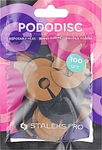 Düfte, Parfümerie und Kosmetik Ersatzscheiben für Pediküre-Disk Pododisk Körnung 100 - Staleks Pro L