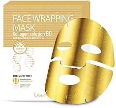 Gold-Maske für das Gesicht mit Kollagen - Berrisom Face Wrapping Mask Collagen Solution — Bild N1
