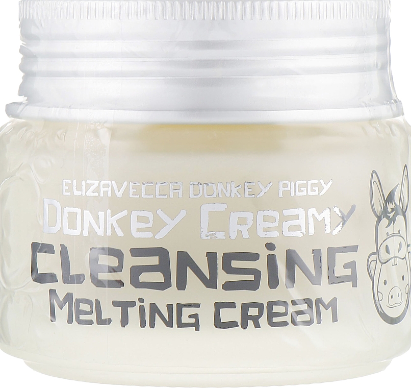 Reinigungsöl-Creme zum Entfernen von Make-up - Elizavecca Donkey Creamy Cleansing Melting Cream — Bild N2