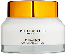 Düfte, Parfümerie und Kosmetik Creme-Maske für die Gesichtselastizität mit Jasmin - Pure White Cosmetics Plumping Jasmine Cream Mask
