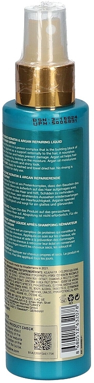 Conditioner-Spray für das Haar - Biota Bioxsine Keratin & Argan Repairing Conditioner Spray — Bild N2