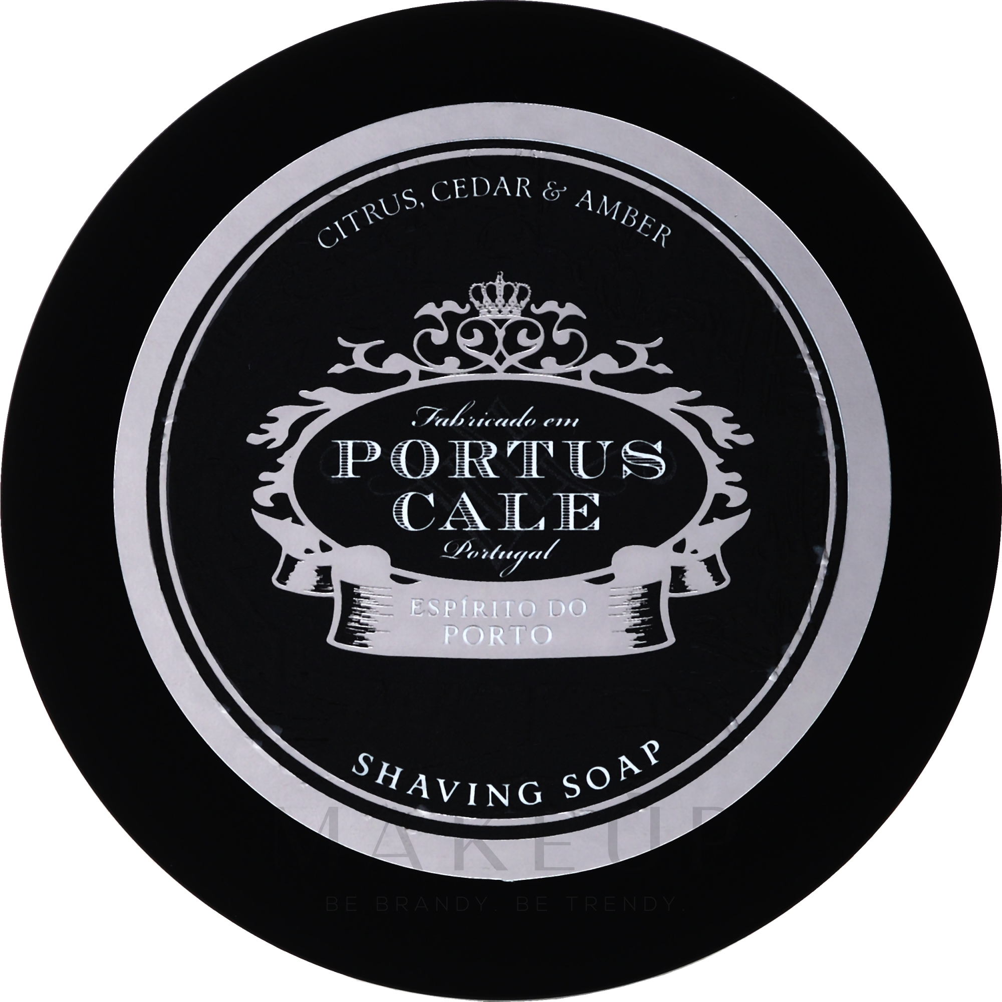 Rasierseife mit Lanolin - Portus Cale Black Edition — Bild 155 g