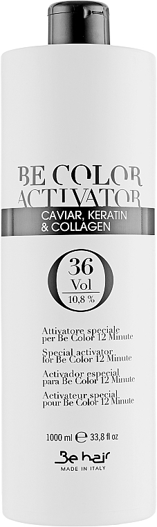 Oxidationsmittel 10,8% - Be Hair Be Color Activator with Caviar Keratin and Collagen — Bild N1