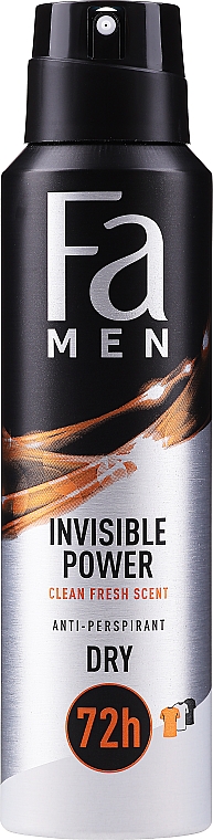 Deospray Antitranspirant - Fa Men Xtreme Invisible Power 72 H — Bild N1