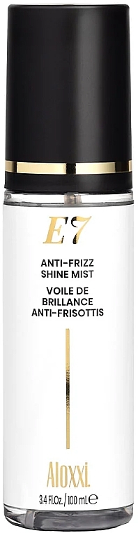 Glättendes Spray für krauses Haar  - Aloxxi E7 Anti-Frizz Shine Mist  — Bild N1