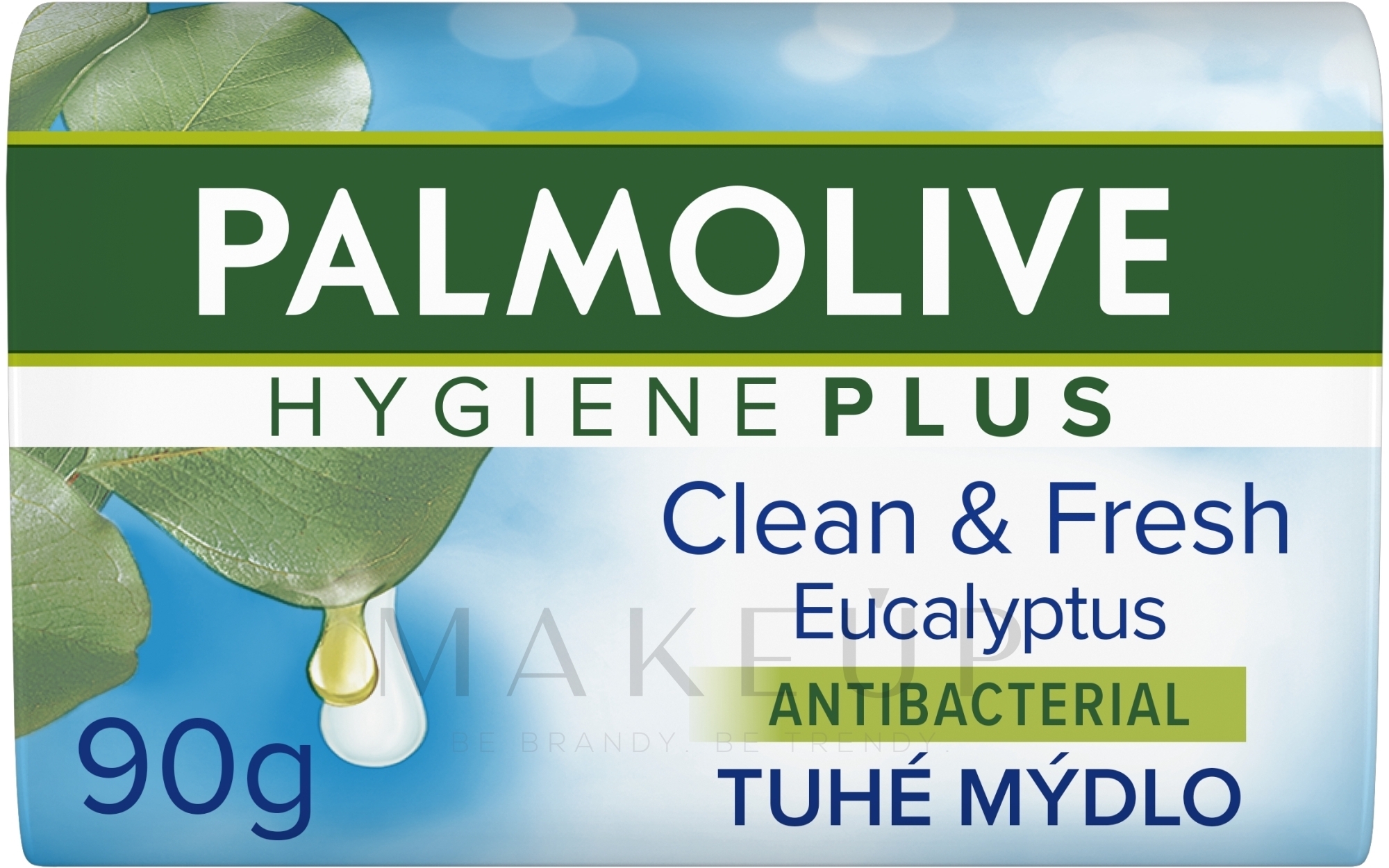 Antibakterielle Naturseife mit Eukalyptus - Palmolive Hygiene Plus Clean & Fresh Eucalyptus — Bild 90 g