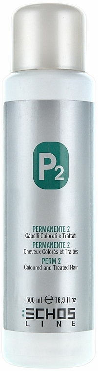 Dauerwelle für gefärbtes Haar - Echosline Perm P2 Permanent — Bild N1