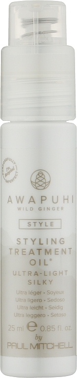 Stylingöl für das Haar Ultra leichter Halt - Paul Mitchell Awapuhi Wild Ginger Styling Treatment Oil — Bild N1