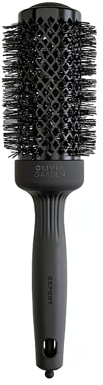 Haarbürste 45 mm - Olivia Garden Expert Blowout Shine Wavy Bristles Black Label — Bild N1