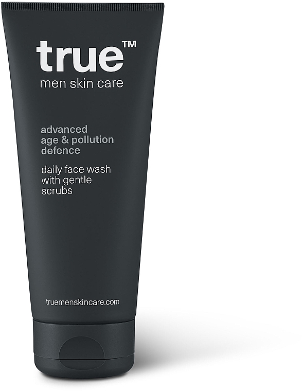 GESCHENK! Gesichtswaschgel - True Men Skin Care Advanced Age & Pollution Defence Daily Face Wash With Gentle Scrubs — Bild N1