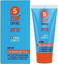 Düfte, Parfümerie und Kosmetik Anti-Couperose Gesichtscreme für täglichen Gebrauch SPF 30 - PhytoBioTechnologien	 5 Stop Cuperoz SPF30