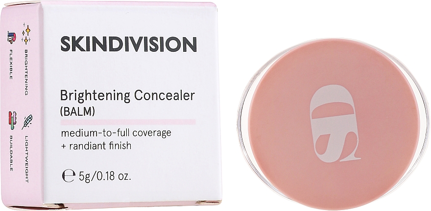 Concealer-Balsam mit Glanzeffekt - SkinDivision Brightening Concealer (Balm) — Bild N1