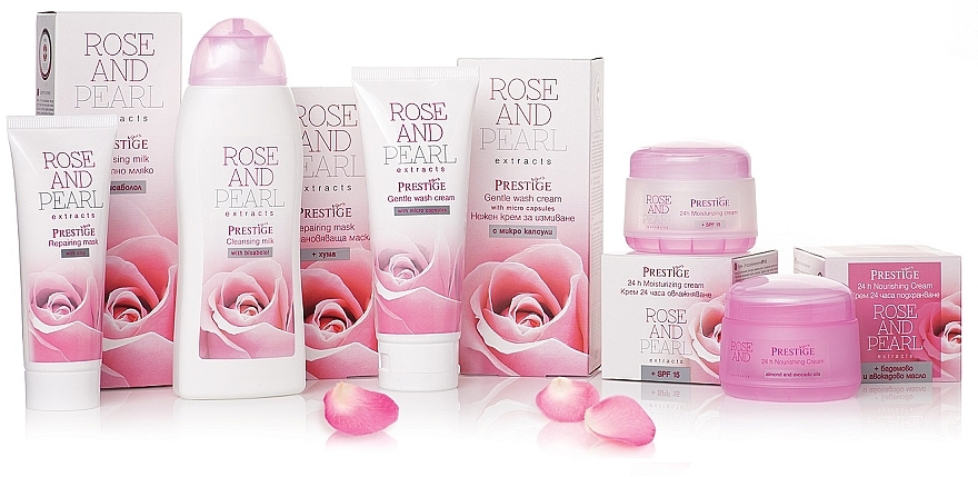 Pflegende Gesichtscreme mit Mandel- und Avocadoöl - Vip's Prestige Rose & Pearl 24h Nourishing Cream — Bild N2