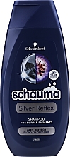 Düfte, Parfümerie und Kosmetik Anti-Gelbstich Shampoo für graues, weißes oder blondiertes Haar - Schwarzkopf Schauma Silver Reflex Anti-Yellow Shampoo