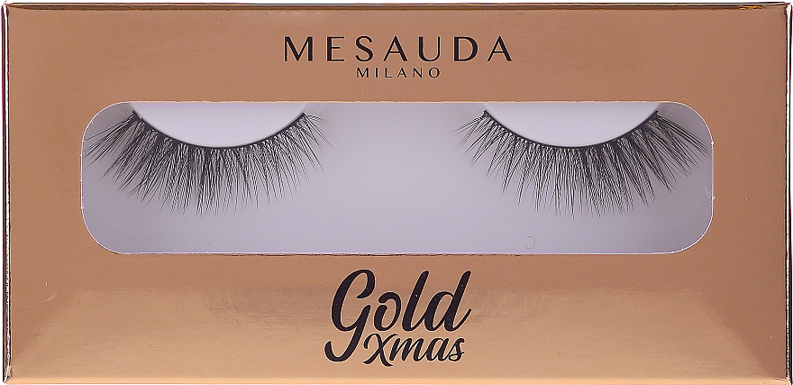 Künstliche Wimpern - Mesauda Milano Gold Xmas Instant Glam False Eyelashes 204 — Bild N1