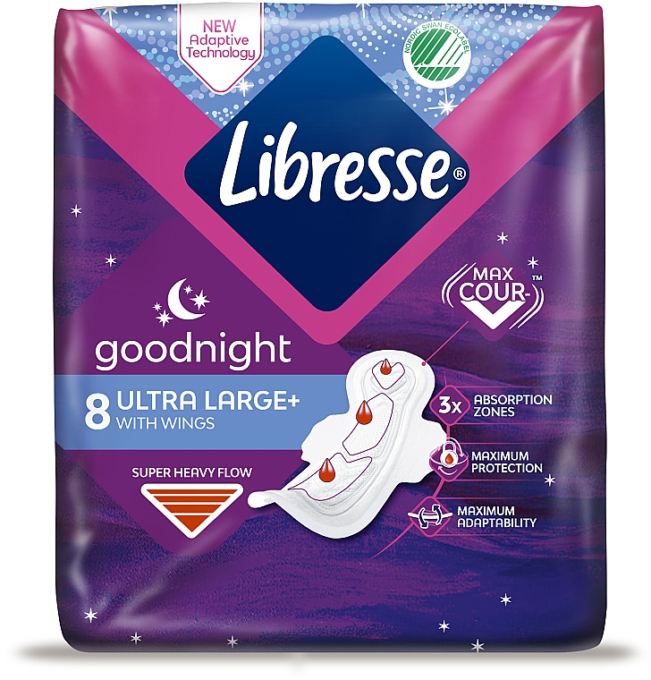 Damenbinden 8 St. - Libresse Ultra Goodnight Soft — Bild N2