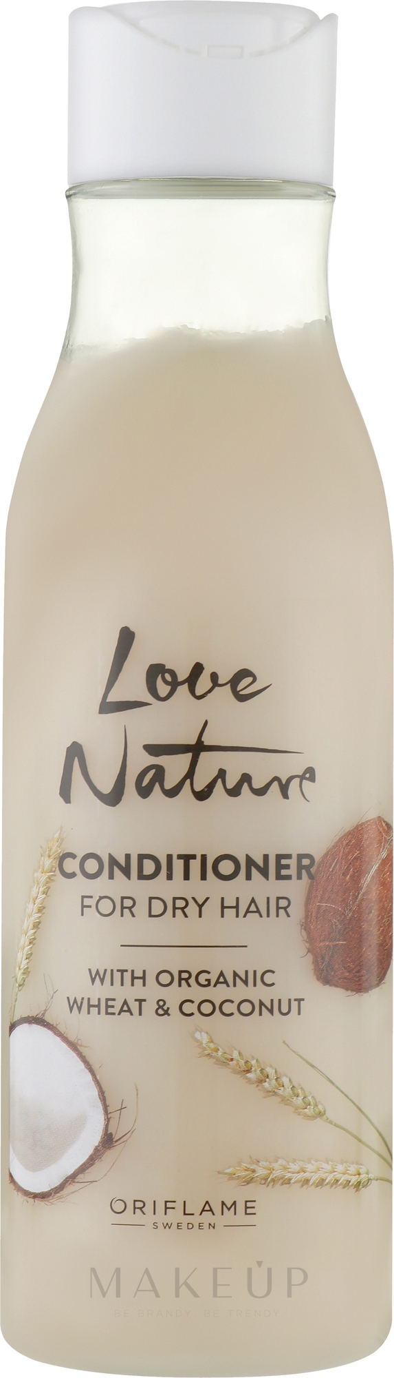 Pflegender Conditioner für trockenes Haar mit Bio-Weizen und Kokosnuss - Oriflame Love Nature Dry Hair Conditioner — Bild 250 ml