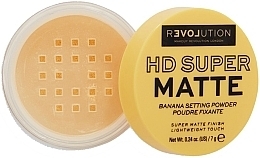 Düfte, Parfümerie und Kosmetik Mattierendes Fixierpuder - Relove By Revolution HD Super Matte Banana Powder