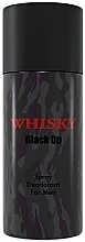 Düfte, Parfümerie und Kosmetik Evaflor Whisky Black Op Spray Deodorant For Men - Deospray